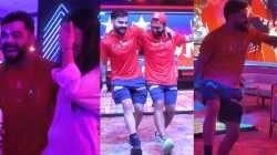 विराट-अनुष्काचा RCBच्या विजयानंतर भन्नाट डान्स, कोहलीच्या एकापेक्षा एक स्टेप्स; कार्तिकसह केला नाटू नाटू, Video व्हायरल