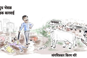 IAS Tukaram Mundhe FDA action against milk adulteration | Satana cartoonist Kiran More caricature viral | Maharashtra Food and Drug Administration commissioner news | Farmers support Tukaram Mundhe campaign Mumbai Nashik