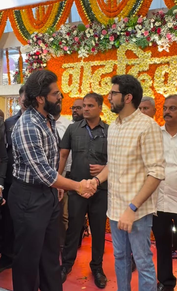 Aditya Thackeray birthday Amit Thackeray meets photos