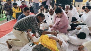 Rohit Pawar hunger strike Pandharpur | Farmers loan waiver agitation Maharashtra | Rohit Pawar protest Vitthal Temple | Maharashtra farmers scheme controversy