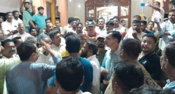 ​आजगाव दशक्रोशीत ड्रोनद्वारे मायनिंग सर्व्हेक्षण; ग्रामस्थ आक्रमक, पोलीस बंदोबस्त तैनात, सत्ताधारी नेत्याच्या नावामुळे तणावात भर