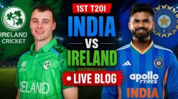IND Vs IRE Live Score, 1st T20: वैभव सूर्यवंशी १५व्या वर्षी भारतासाठी पदार्पण करणार?