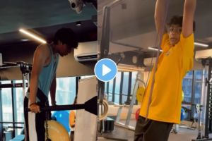 ajay devgn kajol 15 years old son yug devgn gym workout transformation