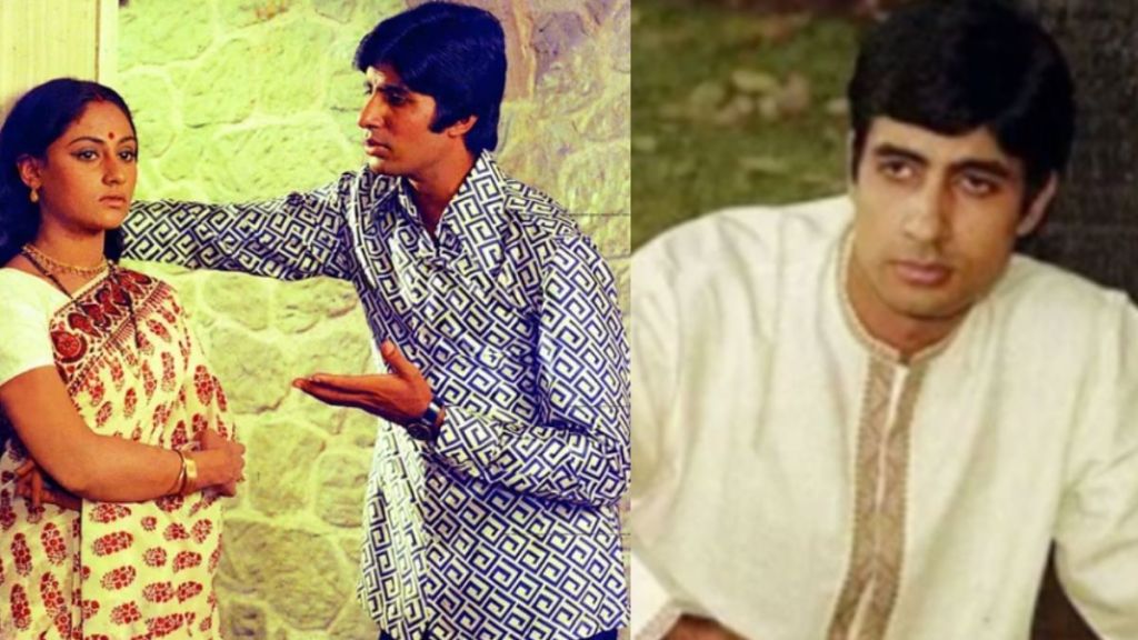 Vintage photo of Bollywood superstar Amitabh Bachchan discussing his first girlfriend Maya before marrying Jaya Bachchan. Vintage photo of Bollywood superstar Amitabh Bachchan discussing his first girlfriend Maya before marrying Jaya Bachchan.