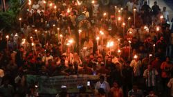प्रभू श्रीरामाच्या मूर्तीचा अवमान; बांगलादेशमधील हिंदूंमध्ये आक्रोश, मशाल मोर्चा काढत व्यक्त केला संताप