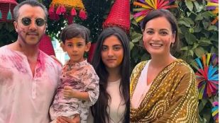 Bollywood actress Dia Mirza sharing details about her relationship with stepdaughter Samaira Rekhi
