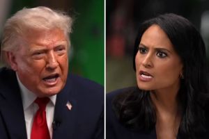 Donald Trump Interview Walkout during NBC News segment | US President Donald Trump with journalist Kristen Welker | डोनाल्ड ट्रम्प यांची एनबीसी न्यूज मुलाखत वाद | महिला पत्रकार क्रिस्टन वेल्कर आणि डोनाल्ड ट्रम्प
