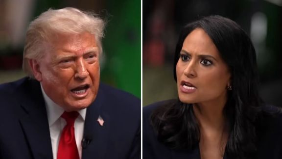 Donald Trump Interview Walkout during NBC News segment | US President Donald Trump with journalist Kristen Welker | डोनाल्ड ट्रम्प यांची एनबीसी न्यूज मुलाखत वाद | महिला पत्रकार क्रिस्टन वेल्कर आणि डोनाल्ड ट्रम्प
