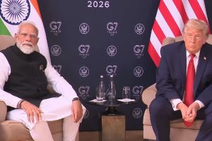 Donald Trump PM Modi Statement G7 Summit | US President Donald Trump and India PM Narendra Modi meeting | डोनाल्ड ट्रम्प यांचे पंतप्रधान मोदींबाबत मोठे विधान | जी ७ शिखर परिषद भारत अमेरिका संबंध