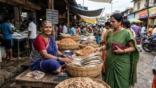 Thane dry fish market price hike | Bombay duck and prawns rates in Maharashtra | Monsoon fish ban impacts dry fish sales | Bhayandar Colaba dry fish supply Thane