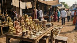 brass god idols price hike | wari tal price increase maharashtra | copper brass metal rates rise | chhatrapati sambhajinagar religious market