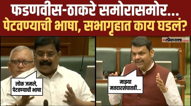 Electricity issue Vikas Thackeray told the story of Nagpur devendra fadanvis gave a reaction