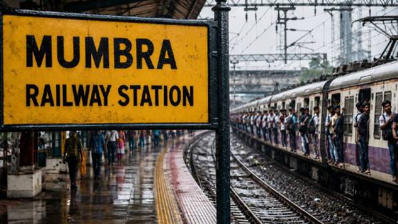 Mumbra railway accident anniversary Thane | Central Railway passenger safety suburban trains | Mumbai local train crowd Mumbra station | Railway tracks maintenance VJTI report Mumbai GRP