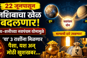 navpancham yog 22 june 2026 horoscope lucky taurus, gemini, scorpio zodiac signs get money, wealth, success in life