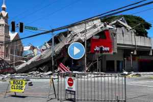 Philippines Earthquake Video of building collapse | Massive destruction in Philippines Earthquake latest updates | फिलिपिन्स भूकंप भीषण इमारती कोसळल्याचा व्हिडिओ | फिलिपिन्समध्ये शक्तिशाली भूकंप प्रचंड नुकसान