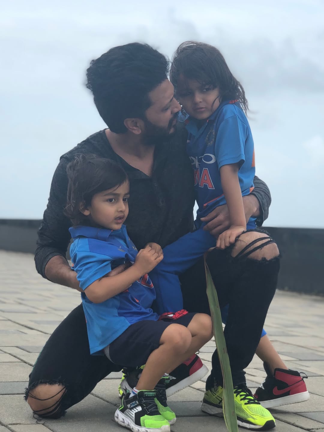 genelia deshmukh special post for fathers day shares photos with hubby riteish