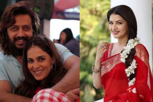Actress Bhagyashree talking in an interview about Raja Shivaji movie