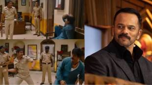 Ashok Samarth in Singham movie with Rohit Shetty and Ajay Devgn