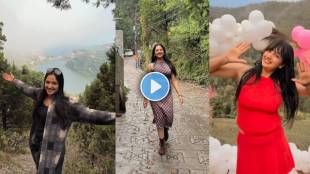 tejashri pradhan celebrates her birthday in nainital uttarakhand glamorous look and cute haircut