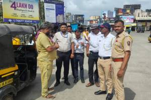 Vasai Virar ST bus depot illegal parking action | Palghar district transport department crackdown | Pratap Sarnaik transport minister order implementation | Maharashtra state transport bus stand anti encroachment drive