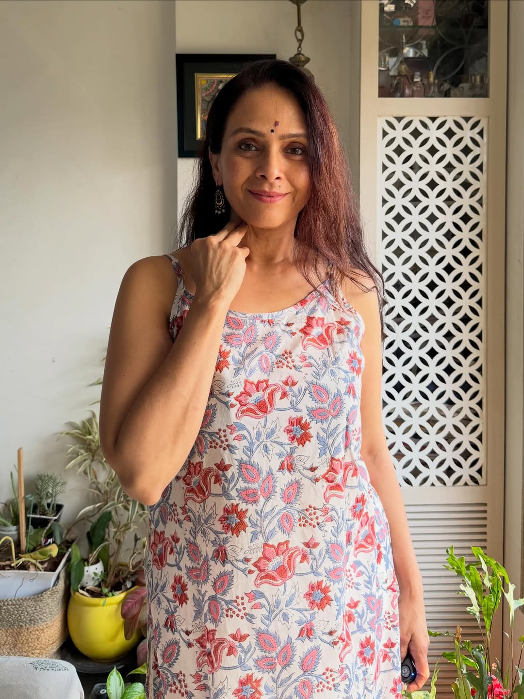 Aishwarya Narkar green halter neck kurta look