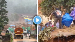 Wayanad Landslide Video : वायनाडमध्ये बोगद्याचे काम सुरू असतानाच दरड कोसळली; २ कामगारांचा मृत्यू, अनेक जण ढिगाऱ्याखाली अडकल्याची भीती!
