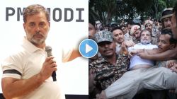 VIDEO: राहुल गांधींना ताब्यात घेतल्यावर पोलिसांनी त्यांच्या कानात काय सांगितलं? म्हणाले, “सरकार….”