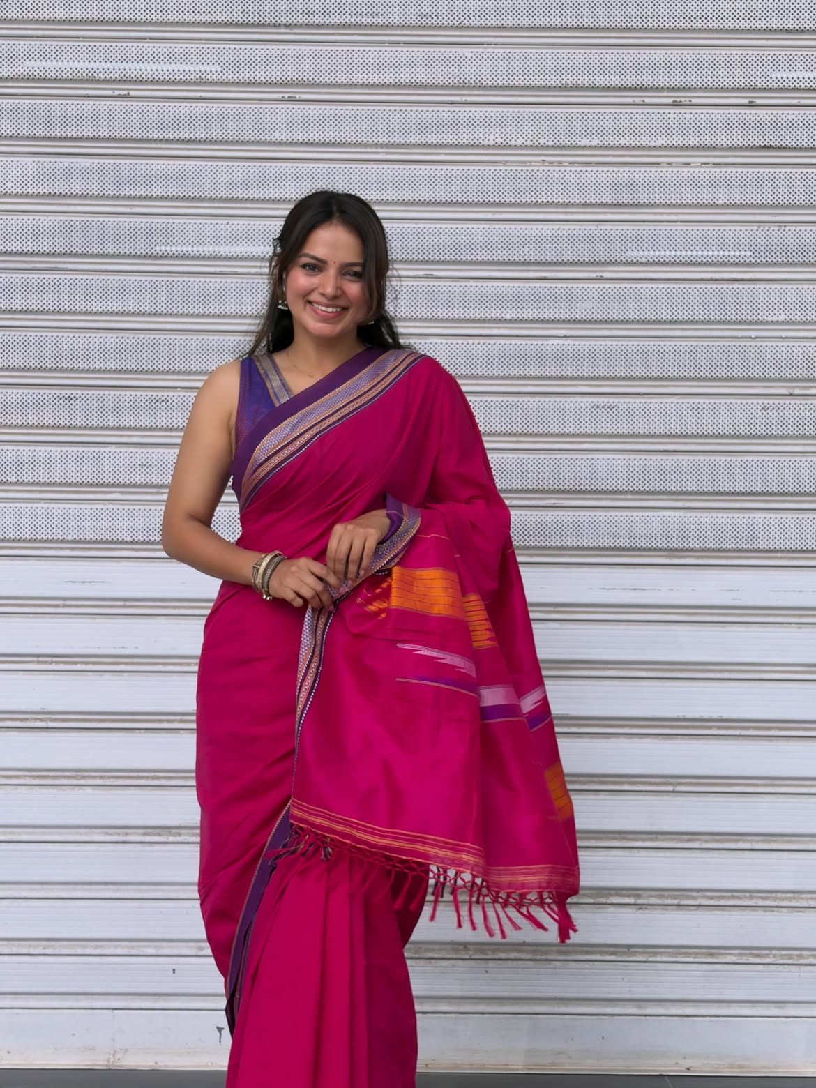 Titeekshaa Tawde green saree photos
