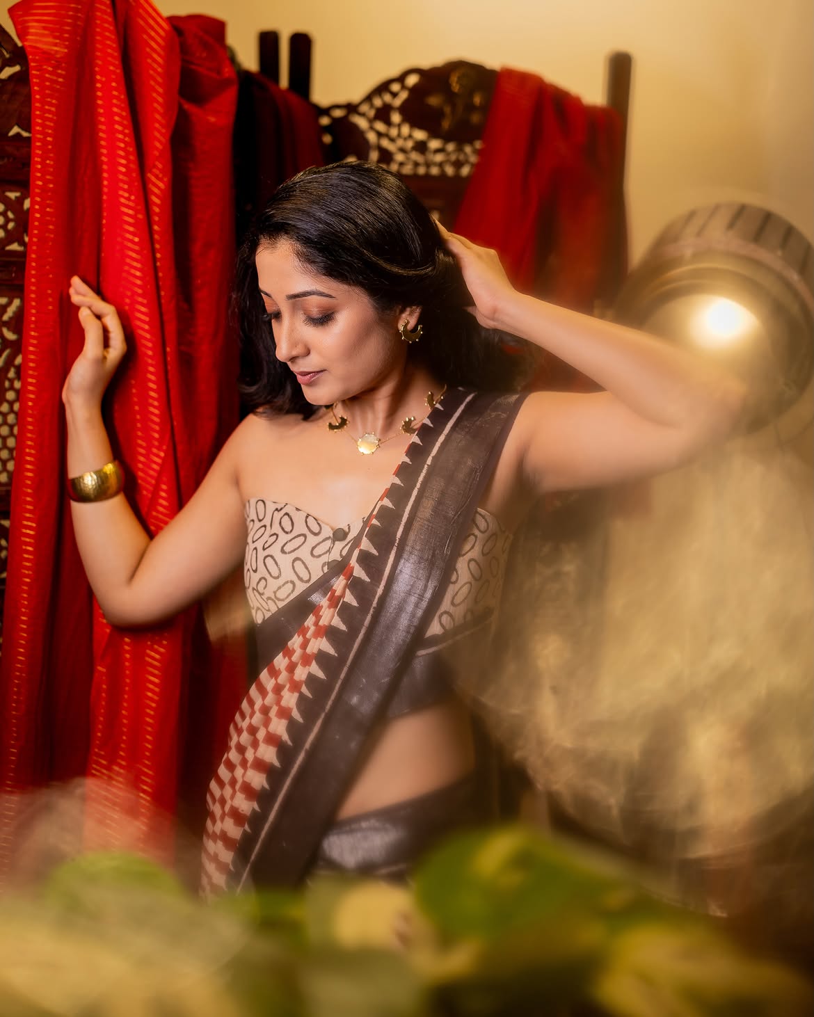 Pallavi Patil saree look