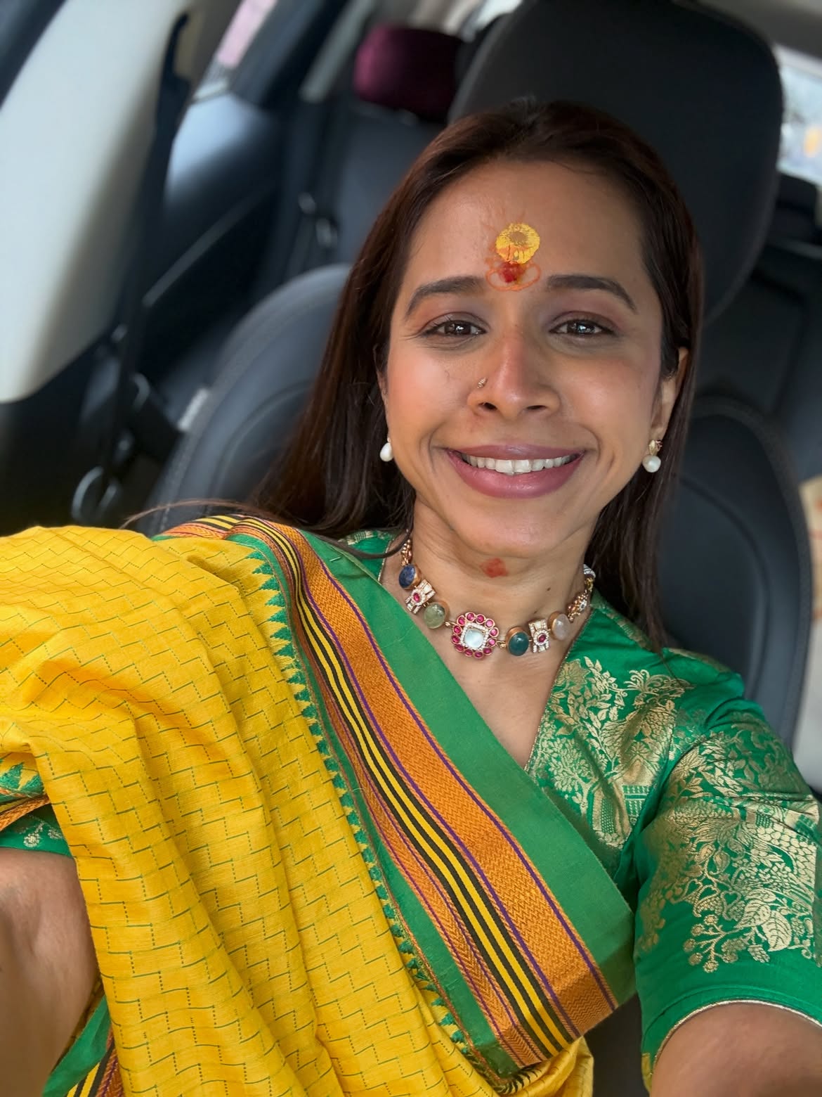 Shreya Bugde visits Trimbakeshwar temple