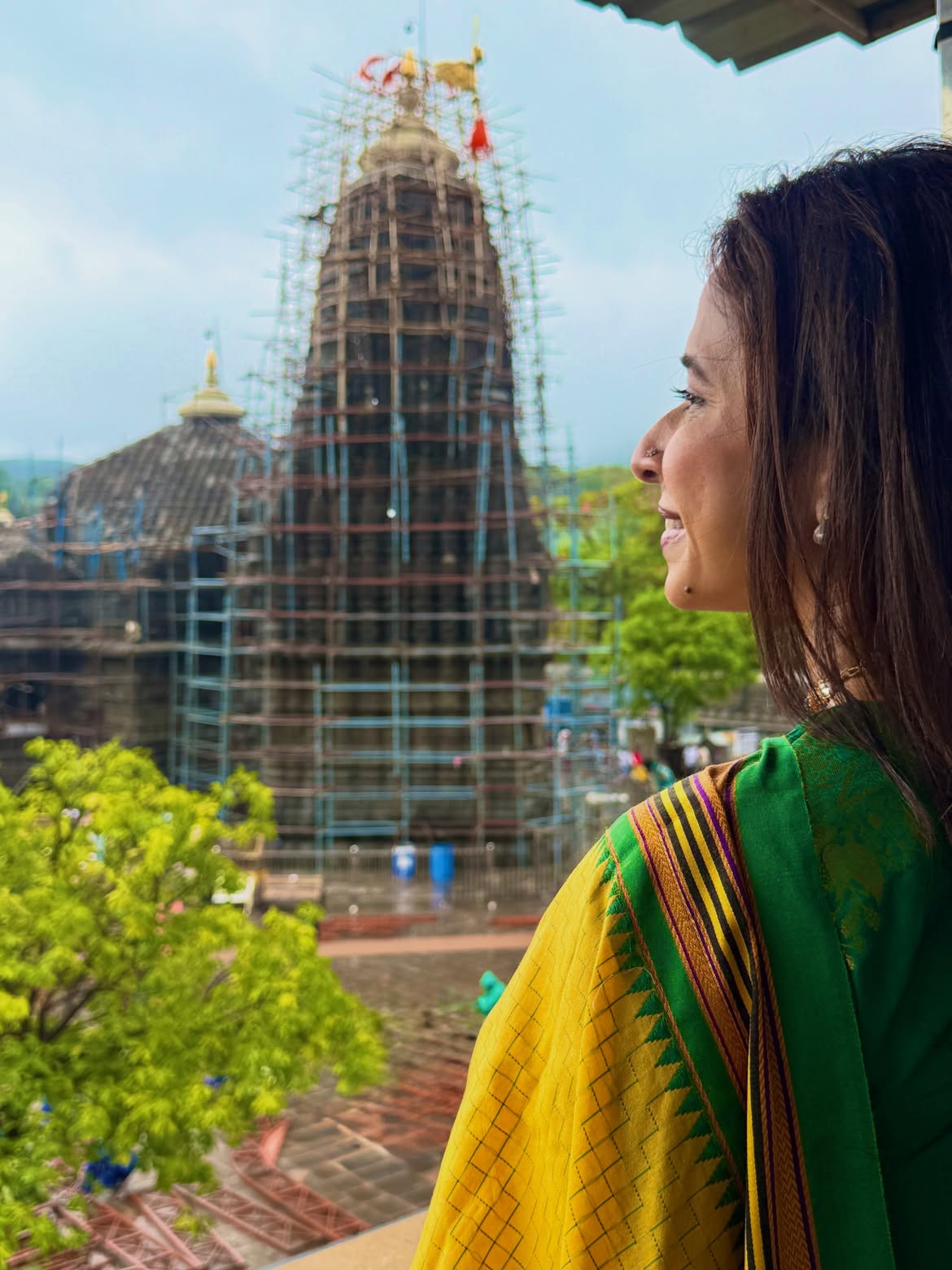 Shreya Bugde visits Trimbakeshwar temple