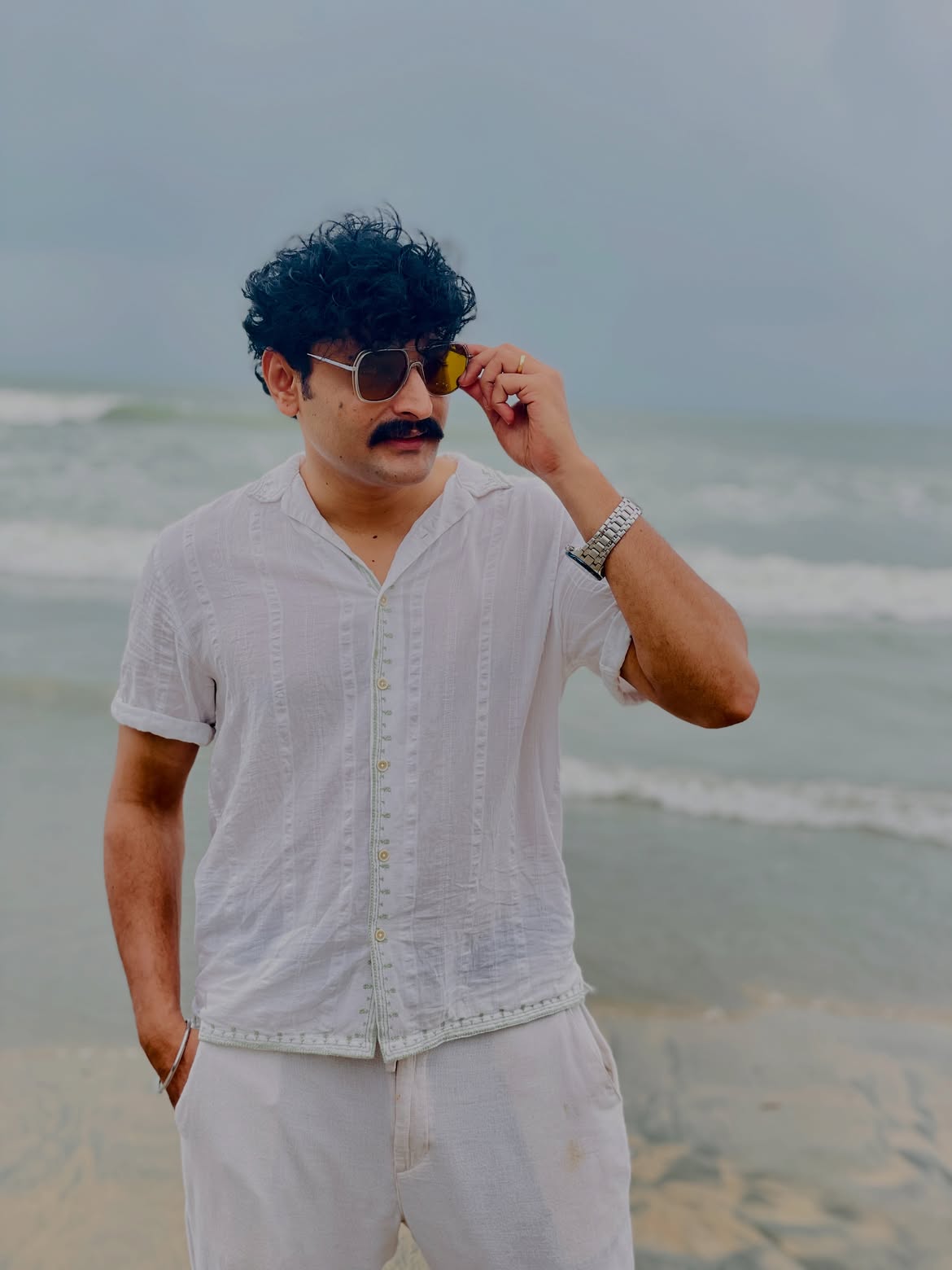 Sumit Pusavale Goa trip with wife