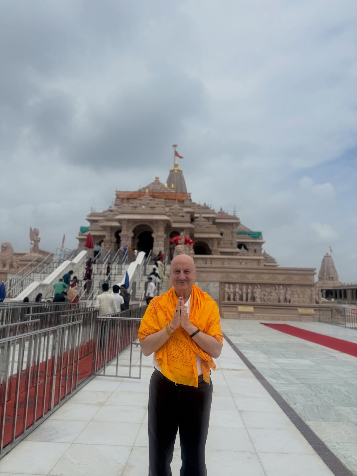 Anupam Kher starts shooting for Shri Ram Bhumi