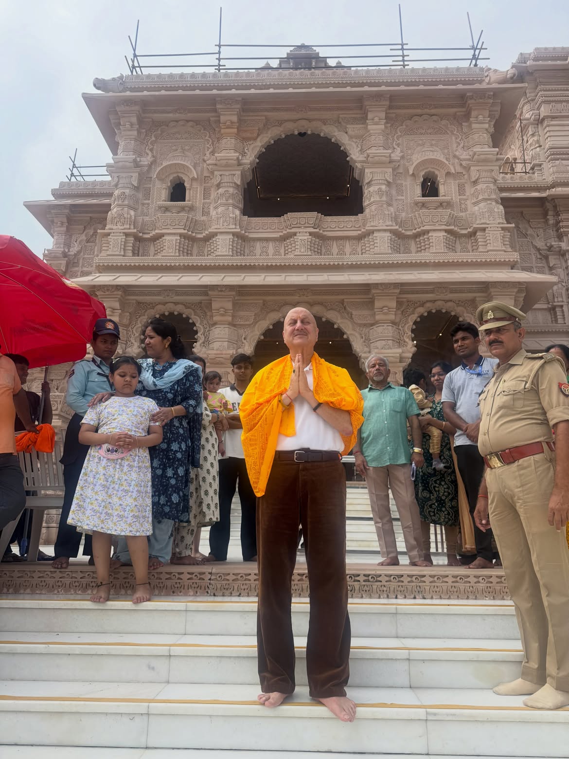 Anupam Kher starts shooting for Shri Ram Bhumi