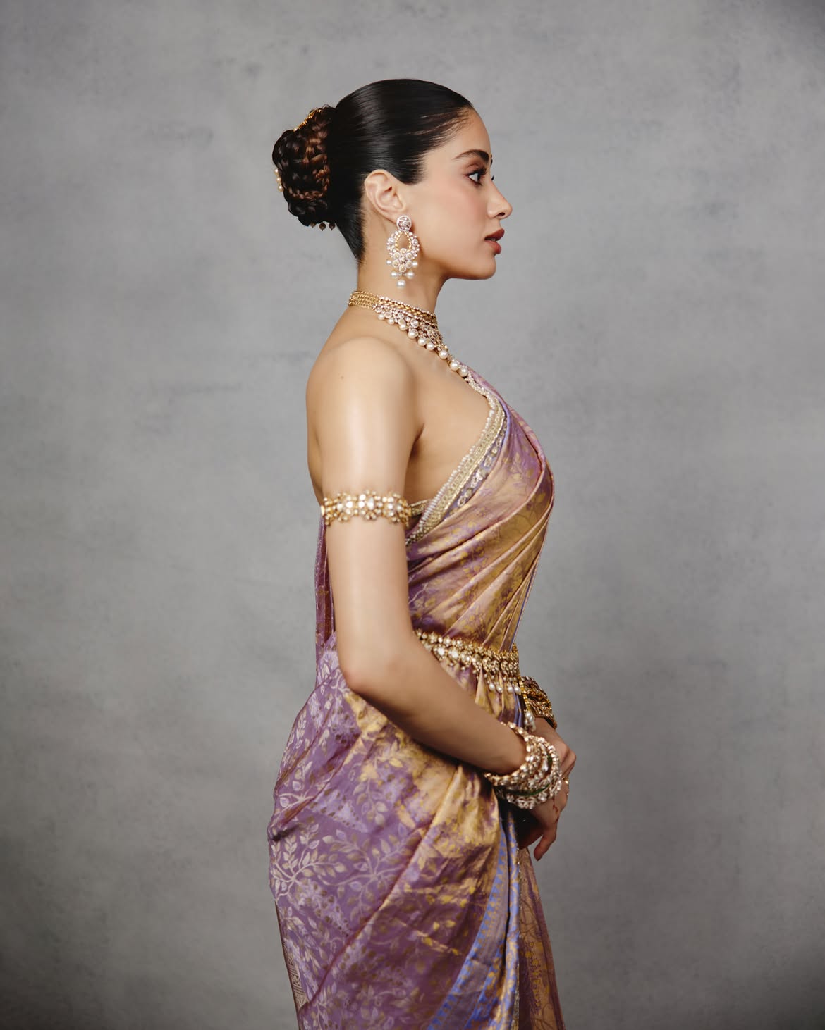 Janhvi Kapoor Anshula Kapoor wedding reception look