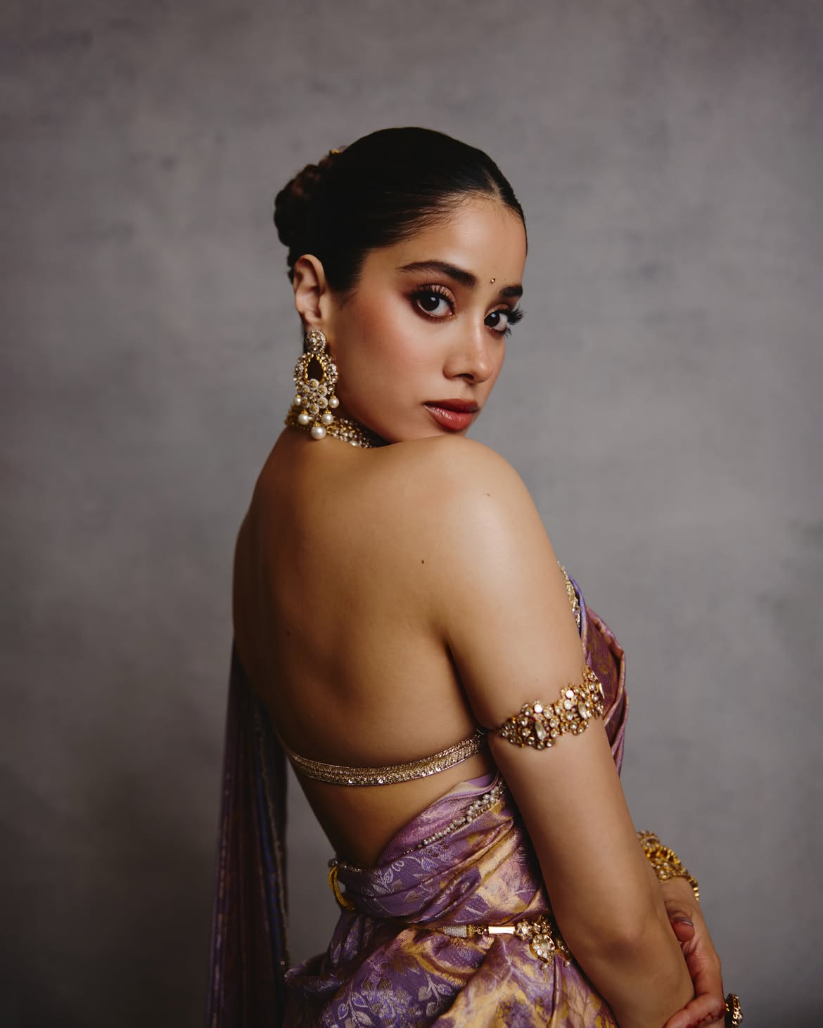 Janhvi Kapoor Anshula Kapoor wedding reception look