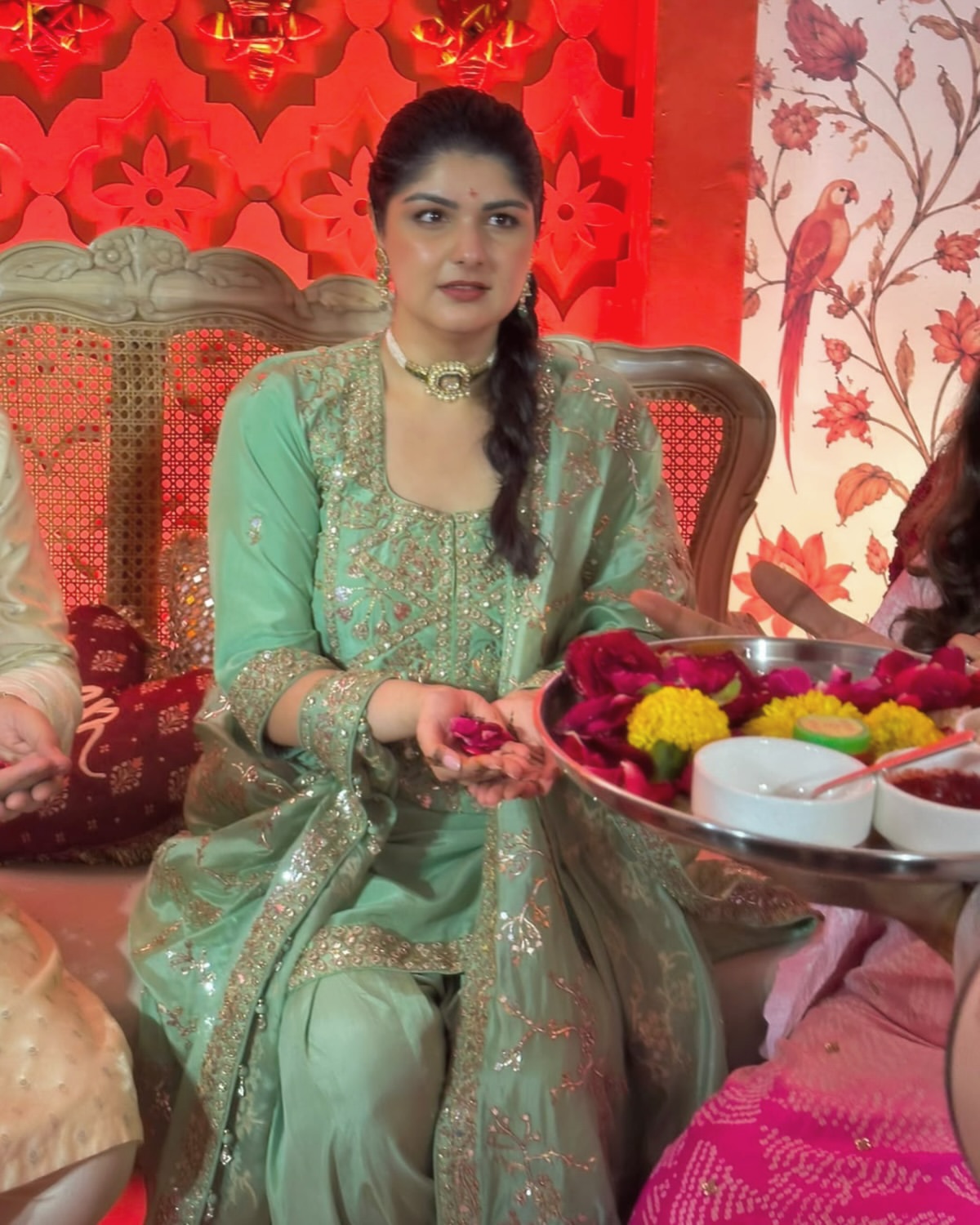 Anshula Kapoor Chooda ceremony photo