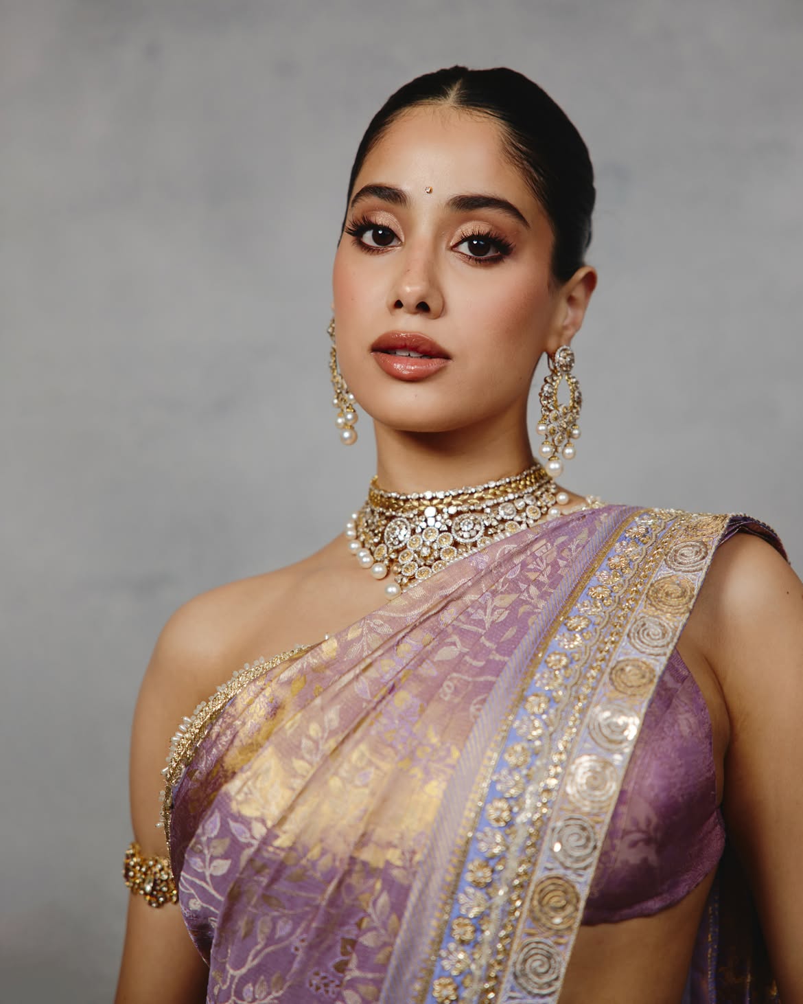 Janhvi Kapoor Anshula Kapoor wedding reception look