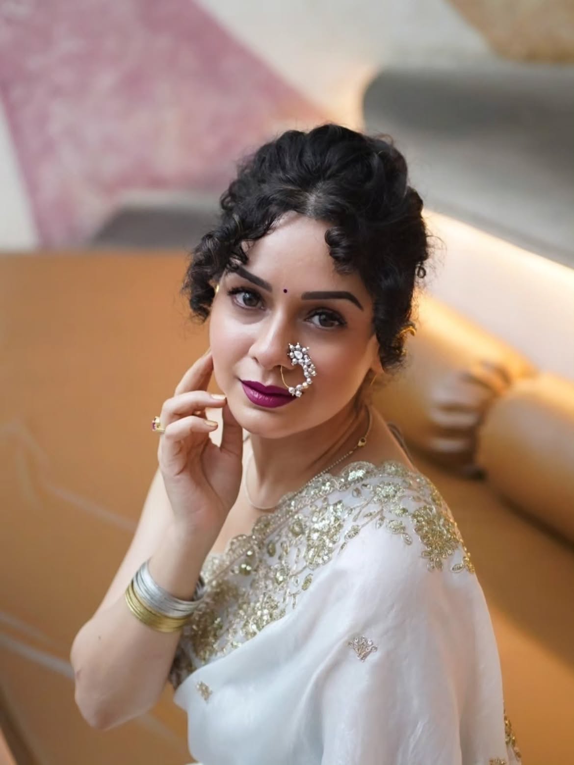 Sukhada Khandkekar saree look
