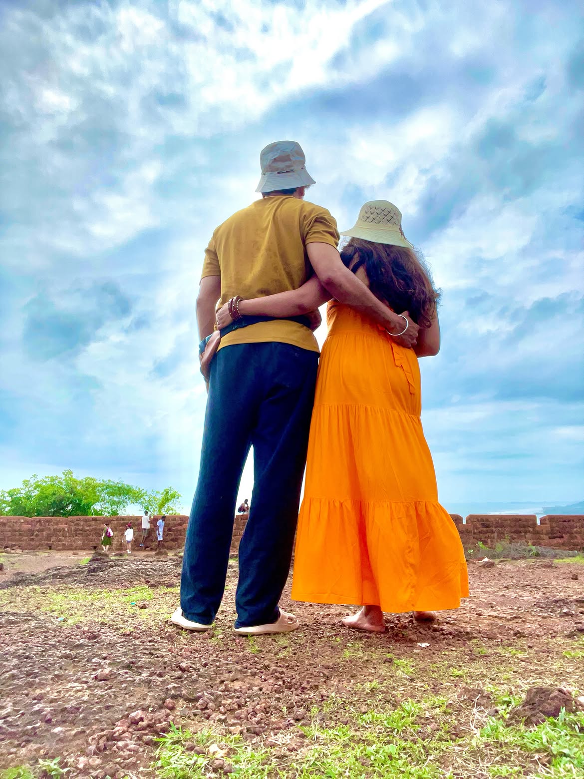 Sumit Pusavale Goa trip with wife