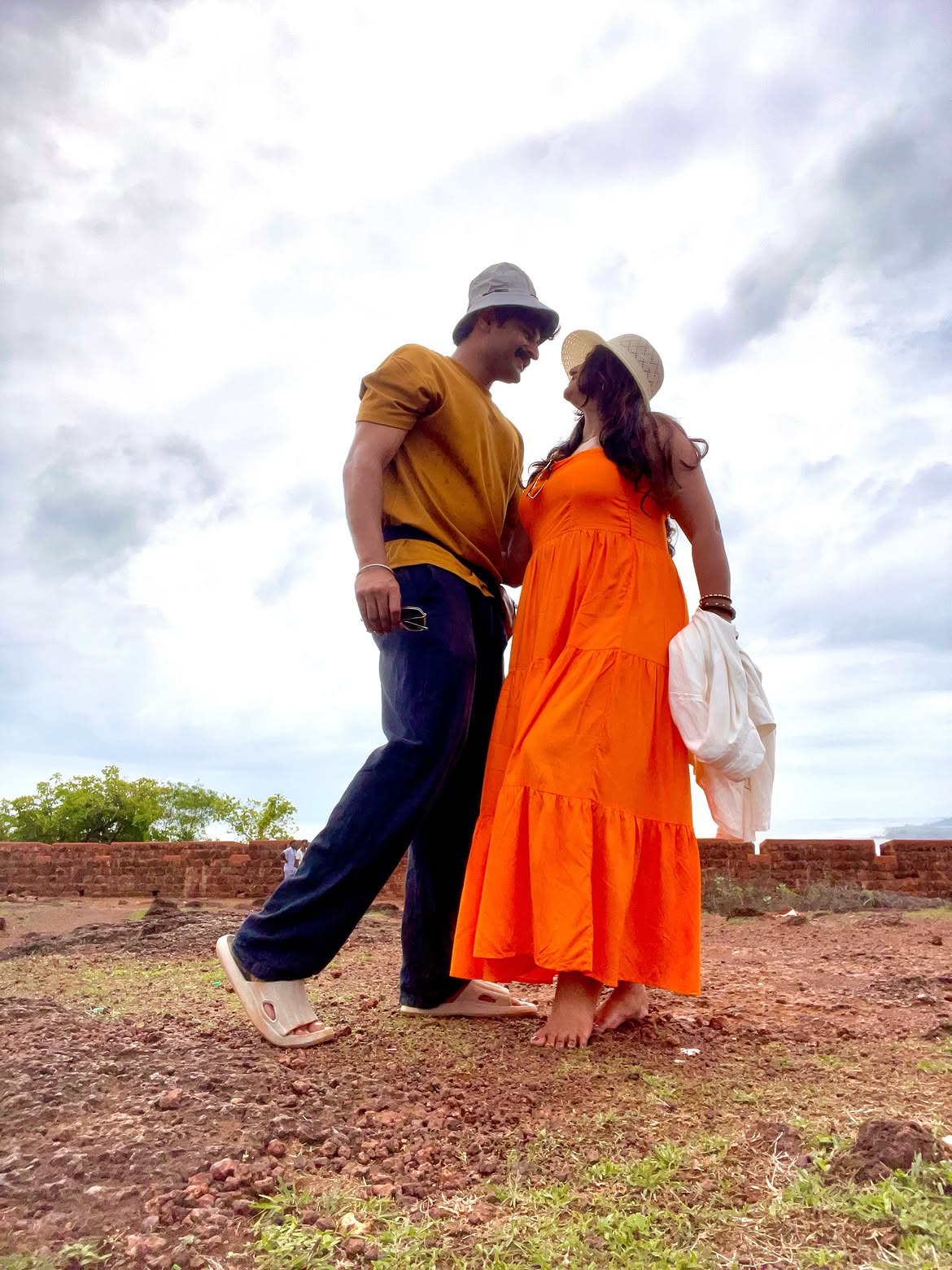 Sumit Pusavale Goa trip with wife