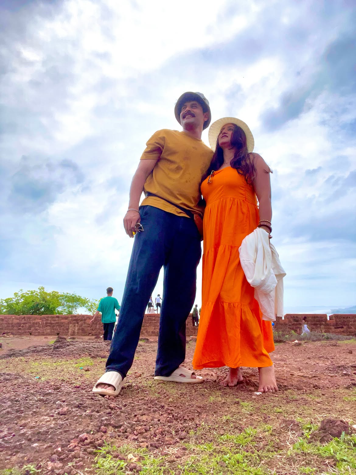 Sumit Pusavale Goa trip with wife