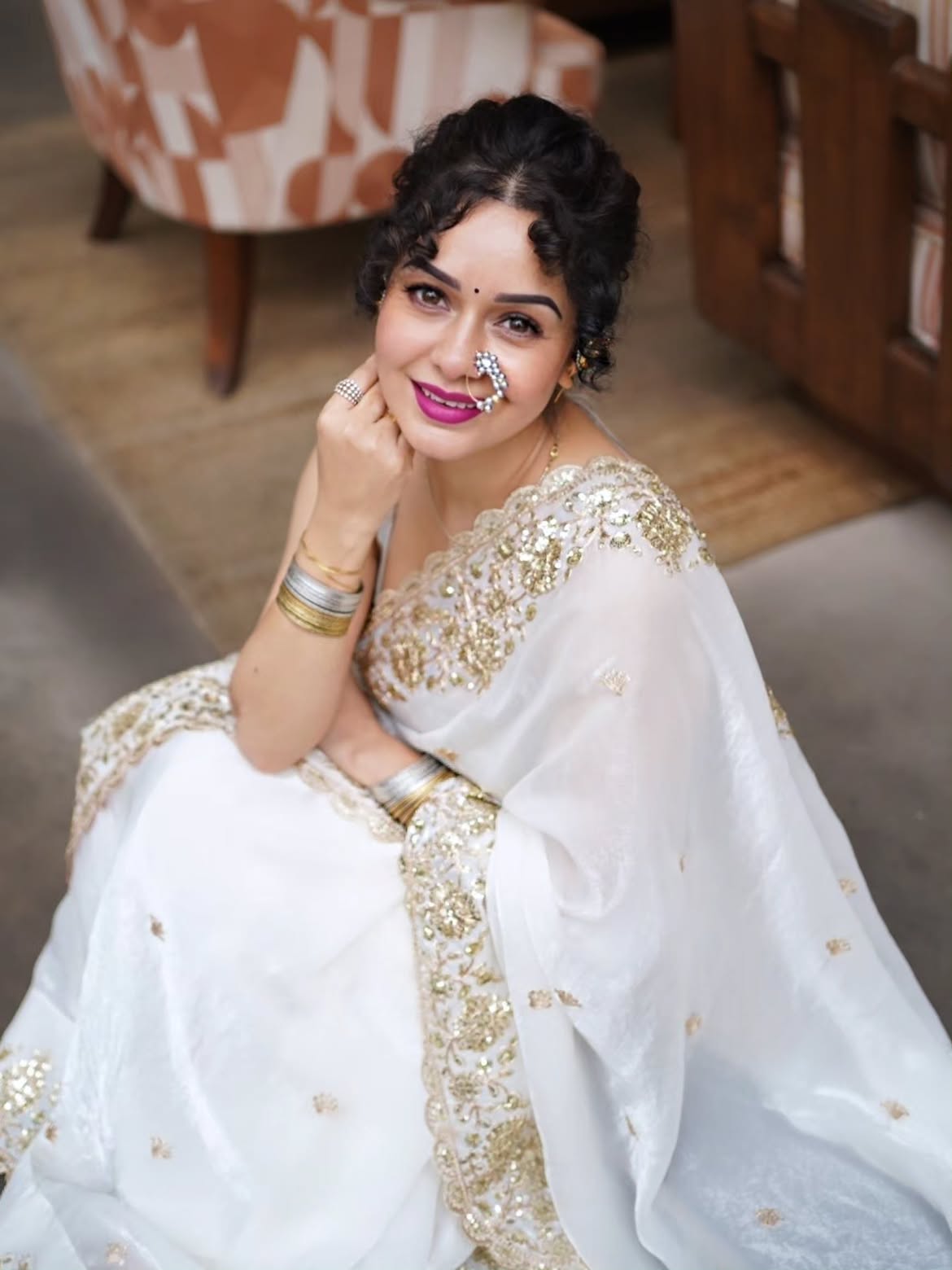 Sukhada Khandkekar saree look