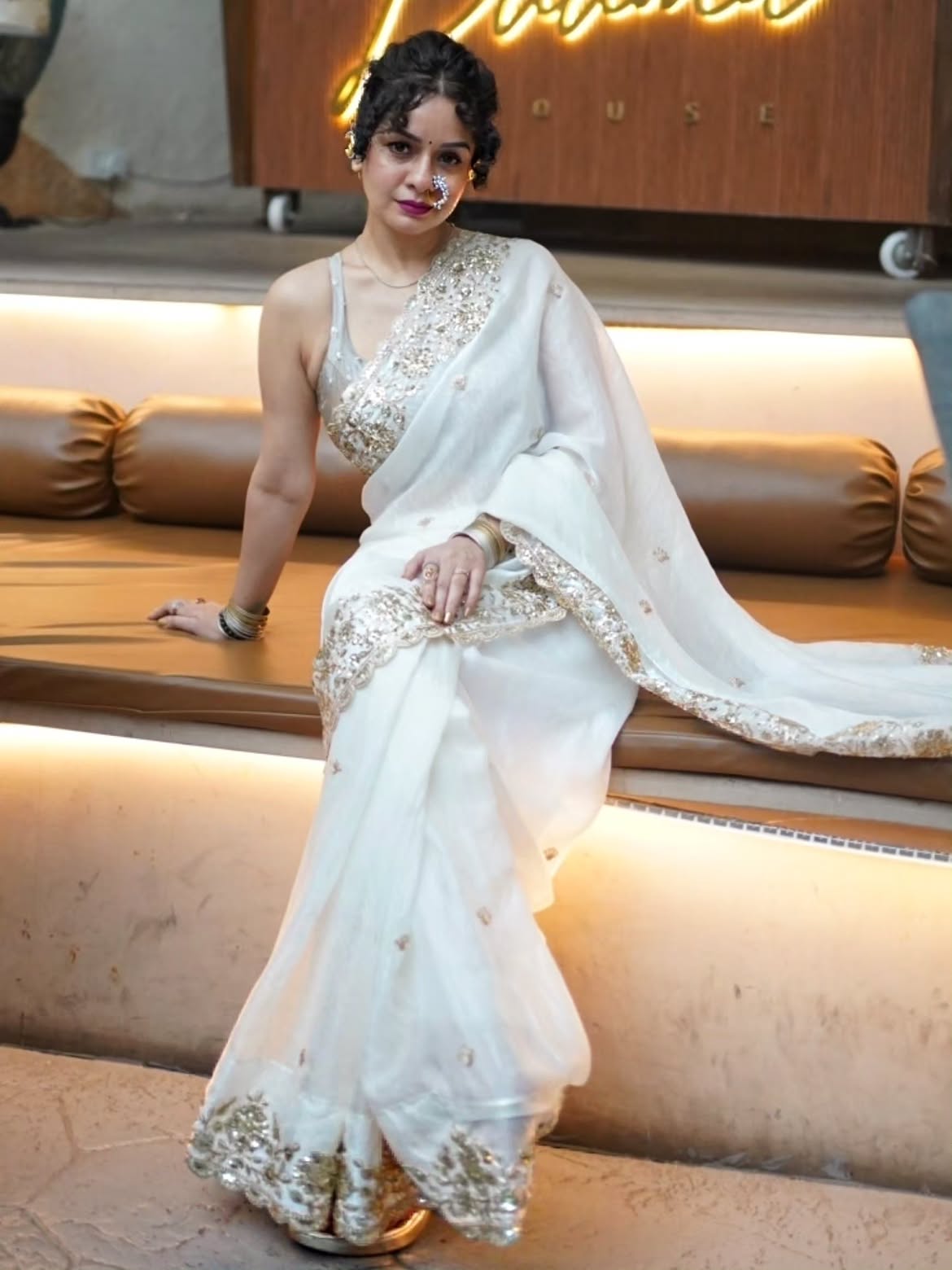Sukhada Khandkekar saree look