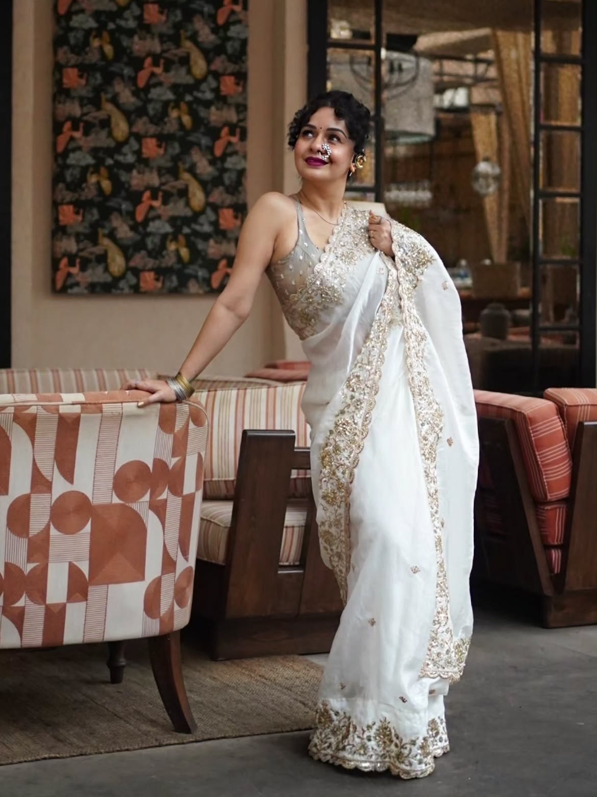 Sukhada Khandkekar saree look