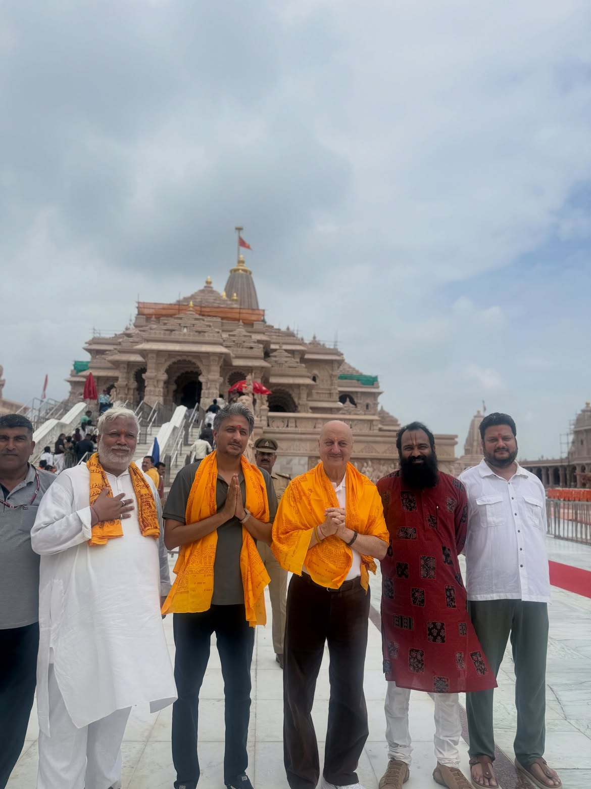 Anupam Kher starts shooting for Shri Ram Bhumi