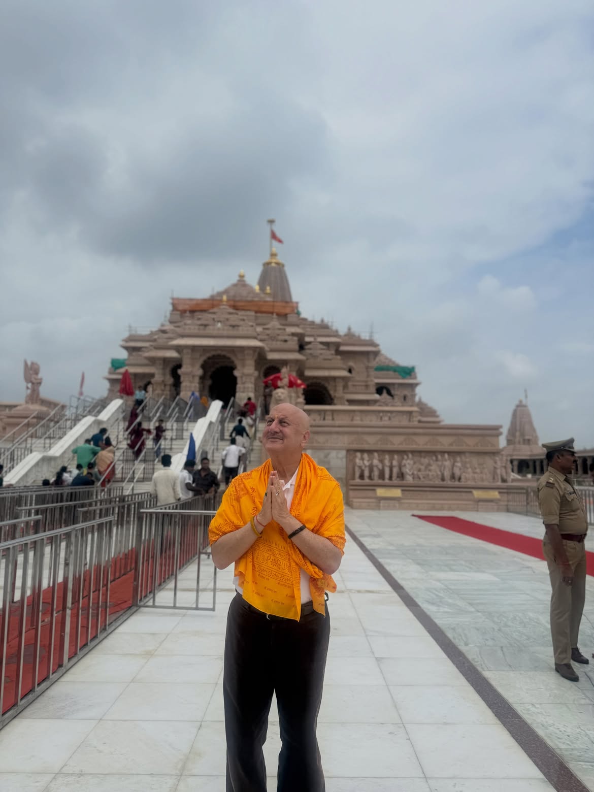Anupam Kher starts shooting for Shri Ram Bhumi