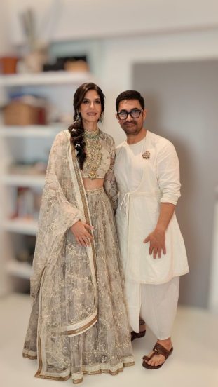 Aamir Khan wife wedding look