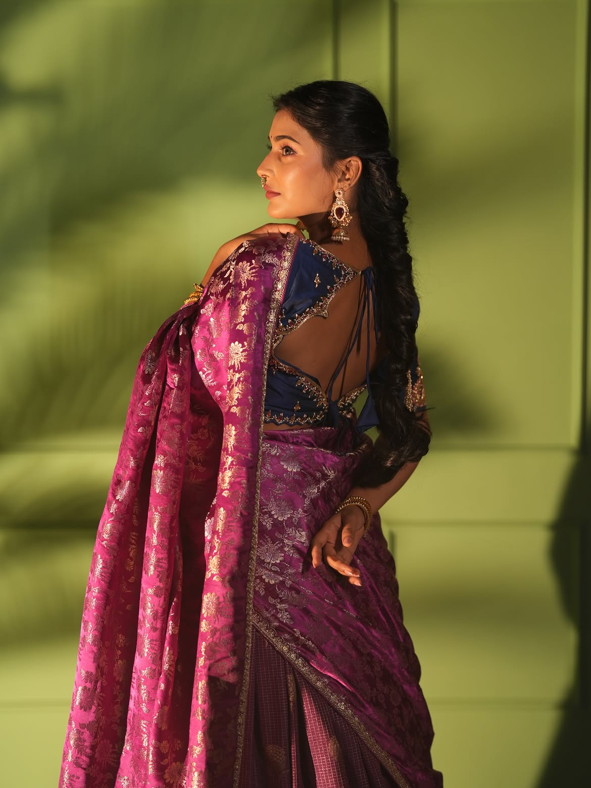 Shivani Mundhekar South Indian look