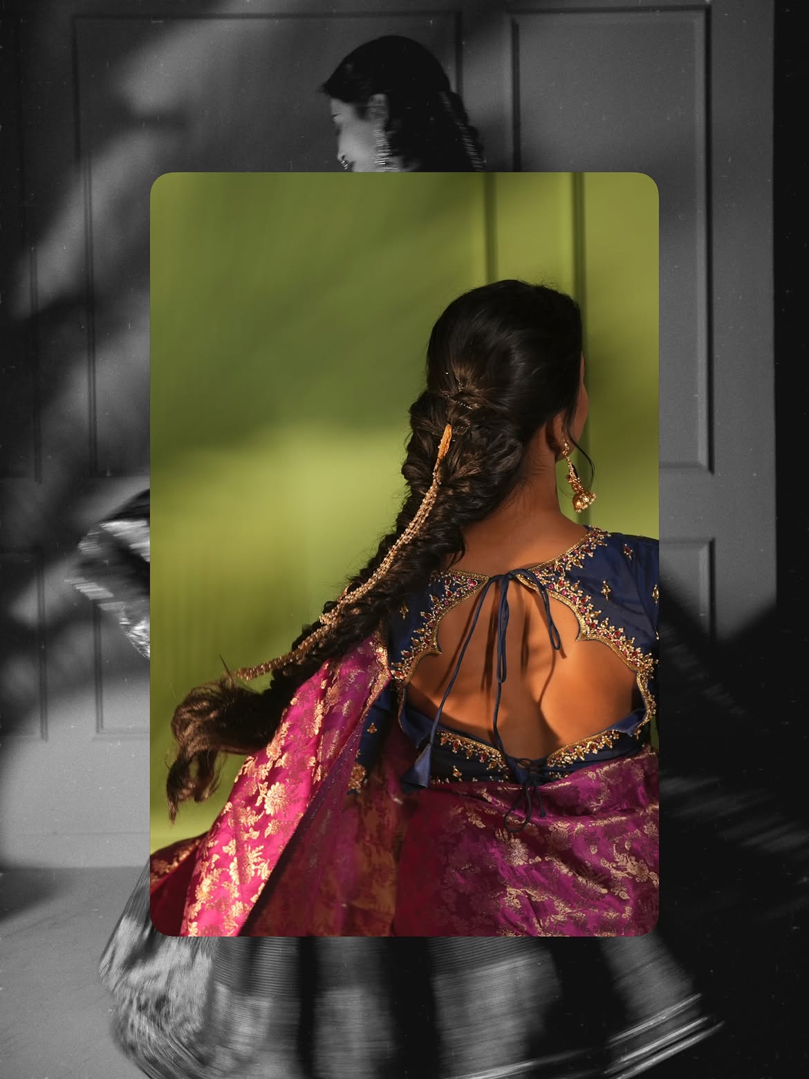 Shivani Mundhekar South Indian look